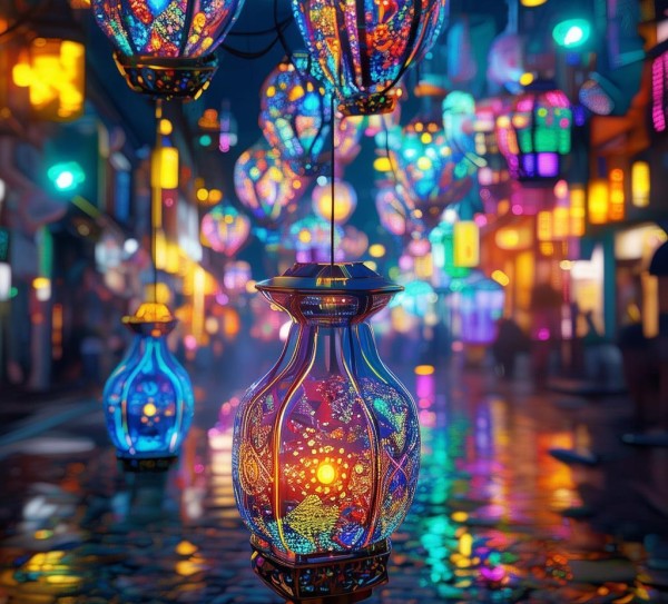 科技活动月彩灯，点亮科技，照亮未来！